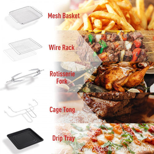 Multifunction LED Screen OEM Logo Air Fryer